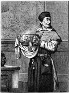 Wassail kasesini getirmek, 1874.