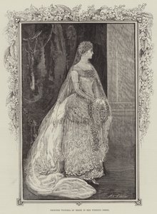 Hessen Prensesi Victoria Gelinliğiyle by Henry Stephen Ludlow