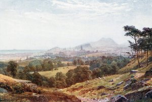 "Dinlen ve Şükret "ten Edinburgh (renkli taş baskı)