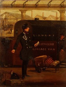 Bir L & N-W tarafından bir Muhafız. R. Bagaj Vanı by Henry Thomas Alken