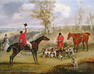 Avlanma Sahnesi: Ölüm by Henry Thomas Alken