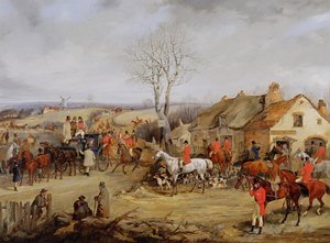 Avlanma Sahnesi, Tanışma by Henry Thomas Alken