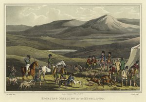 Yaylalarda Spor Buluşması (chromolitho) by Henry Thomas Alken