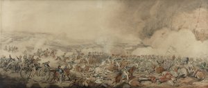 Waterloo Savaşı, 18 Haziran 1815 (kağıt üzerinde kalem ve tuvalet) by Henry Thomas Alken