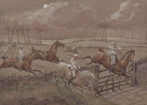 Nacton Heath yakınlarındaki Son Tarla, The First Steeple Chase on Record