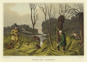 Su Tavuğu Avı (chromolitho)