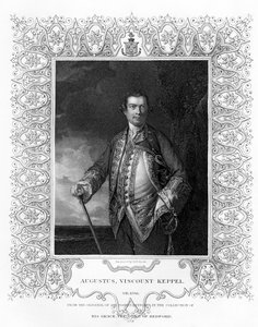 Augustus Keppel, Vikont Keppel, 1725-1786, 19. Yüzyıl. by Henry Thomas Ryall