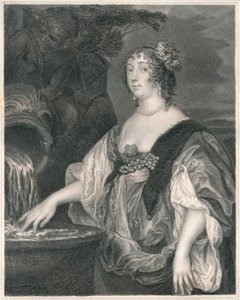 Lucy Percy, Carlisle Kontesi, c1635-1637, 19. yüzyılın başlarında. by Henry Thomas Ryall