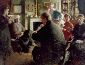 Steer at Home, 109 Cheyne Walk (Noel Arifesinde) 1929-30 dolayları by Henry Tonks