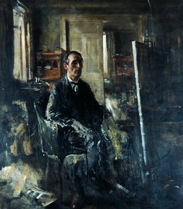 Walter Westley Russell (tuval üzerine yağlı boya) by Henry Tonks