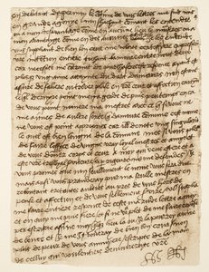 Henry VIII'den Anne Boleyn'e 1527 tarihli bir mektubun tıpkıbasımı, pub. 1902 (kollotip) by Henry VIII (after)