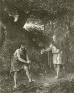 Timon ve Flavius by Henry Wallis