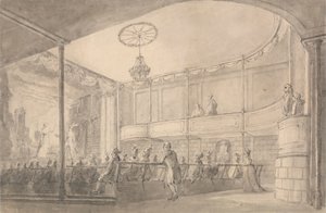 Brandenburg Evi Tiyatrosu'nun içi, Hammersmith by Henry Wigstead