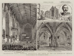Blackfriars Hall, Norwich, aslen Eski Dominik Kilisesi Korosu by Henry William Brewer
