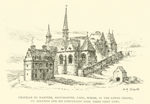 Chapelle du Martyre, Montmartre, Paris, Aşağı Şapel