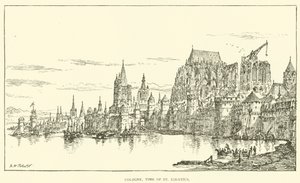 Köln, St Ignatius zamanı (gravür) by Henry William Brewer