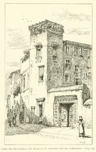 Torre del Melangolo, St Ignatius ve arkadaşlarının evi (gravür) by Henry William Brewer
