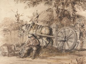 Carter Piposunu Dolduruyor by Henry William Bunbury