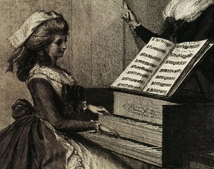 müzik dersi by Henry William Bunbury