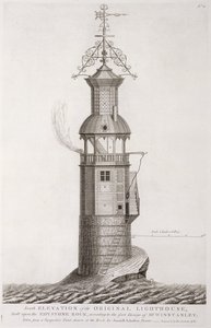 Eddystone Deniz Feneri, Henry Roberts (fl.1761), 1761 tarafından oyulmuş