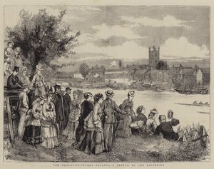 Henley-on-Thames Regatta, Riverside tarafından bir Sketch