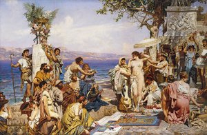 Phryne, Denizlerin Tanrısı Poseidon