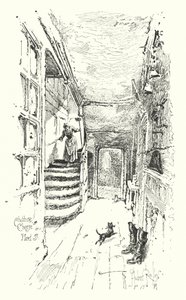Cheshire Peyniri, Fleet Street, Londra (lito) by Herbert (after) Railton