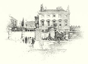Chesterfield House, Londra, 1790 (lito) by Herbert (after) Railton