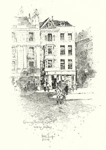 Taç ve Çapa, Thomas Simpkin tarafından tutuldu, The Strand, Londra (lito) by Herbert (after) Railton