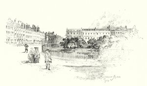 Grosvenor Meydanı, Londra by Herbert (after) Railton