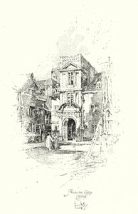 Pembroke Koleji, Oxford (taş) by Herbert (after) Railton