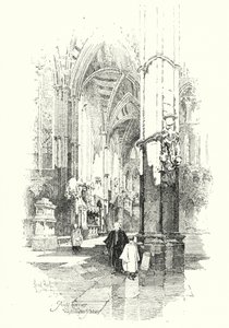 Şair Köşesi, Westminster Abbey, Londra (lito)
