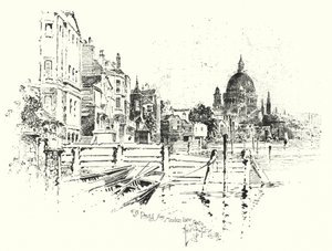Aziz Paul Katedrali, Londra, Maiden Lane Merdivenlerinden (litho)
