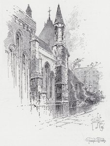 Tapınak Kilisesi (gravür) by Herbert (after) Railton