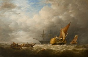 Thames Halicindeki Saman Mavnaları