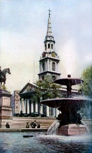 St Martin-in-the-Fields Kilisesi, Trafalgar Meydanı, Londra, 1930