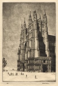 Canterbury Katedrali by Herbert Gordon Warlow
