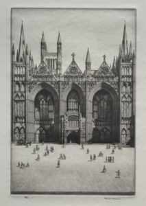 Peterborough Katedrali by Herbert Gordon Warlow