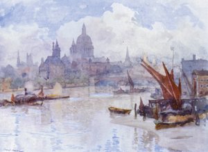 Blackfriars Reach (renkli taş) by Herbert Menzies (after) Marshall