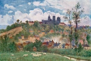Laon, Ovadan Görünüm by Herbert Menzies Marshall