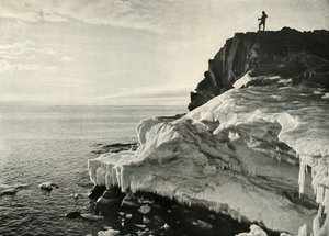 Cape Royds, Kuzeye Bakış, c19101913, 1913 by Herbert Ponting