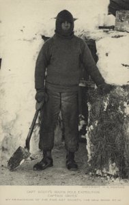 Kaptan Scotts Güney Kutbu Seferi. Kaptan Oates by Herbert Ponting