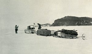 Günler Motor Yolda, Kasım 1911, 1913 by Herbert Ponting