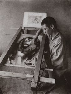 Nakışçı (s/b fotoğraf) by Herbert Ponting