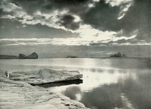 Uzun Kutup Gecesinin Düşüşü, c19101913, 1913. by Herbert Ponting
