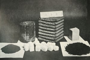 Kutup Partileri Kızak Rasyonu Pemmican, bisküvi, tereyağı, kakao, şeker ve çay, 1911, 1913 by Herbert Ponting