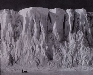 Erebus Dağı surları (s/b fotoğraf) by Herbert Ponting