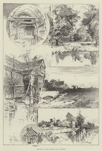 Little Moreton Hall, Cheshire Eskizleri