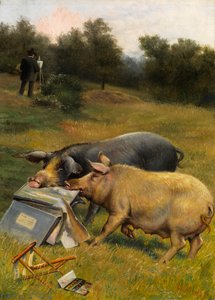İyi Tat (tuval üzerine yağlı boya) by Herbert William Weekes