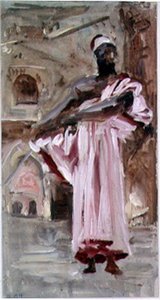 Kızıl Kenarlı Cüppeli Bir Moor by Hercules Brabazon Brabazon